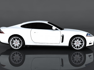 jaguar xkr Model 3D