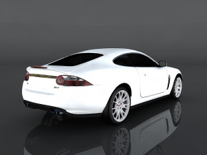 jaguar xkr Model 3D