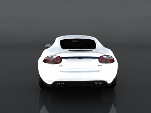 jaguar xkr Model 3D