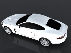jaguar xkr Model 3D