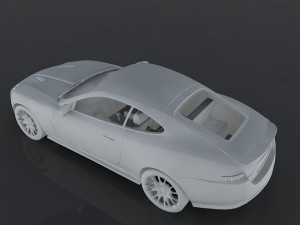 jaguar xkr Model 3D