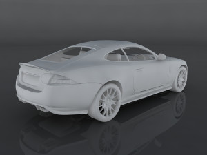 jaguar xkr Model 3D