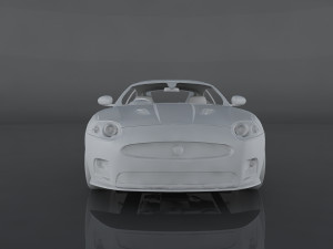 jaguar xkr Model 3D
