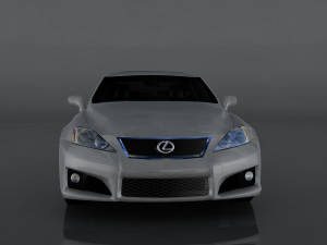 lexus is-f 3Dモデル