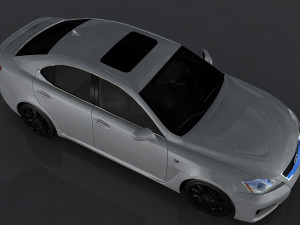 lexus is-f 3Dモデル