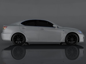 lexus is-f 3Dモデル