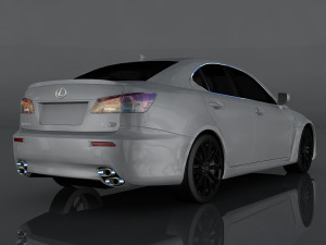 lexus is-f 3Dモデル