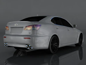 lexus is-f 3D Model