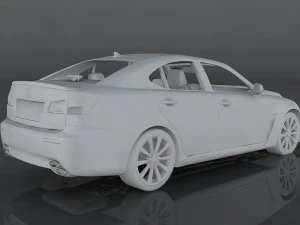 lexus is-f 3D Model
