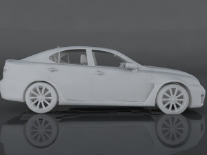 lexus is-f 3Dモデル
