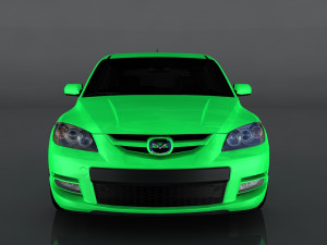 2009 mazda 3 3D Model