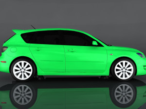 2009 mazda 3 3D Model