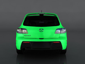 2009 mazda 3 3D Model