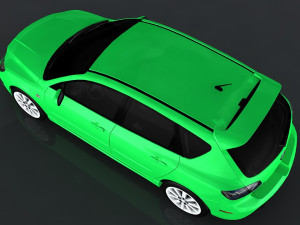 2009 mazda 3 3D Model
