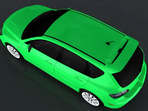 2009 mazda 3 3D Model