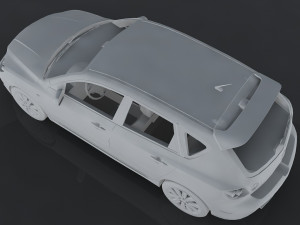 2009 mazda 3 3D Model