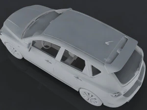 2009 mazda 3 3D Model