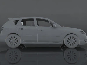 2009 mazda 3 3D Model