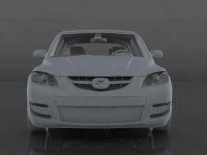 2009 mazda 3 3D Model