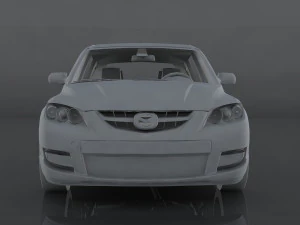 2009 mazda 3 3D Model
