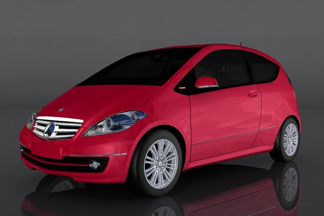mercedes-benz a200 3D 모델 .c4d .max .obj .3ds .fbx .stl .blend 