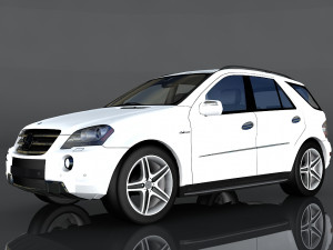 mercedes benz ml 63 3D Model
