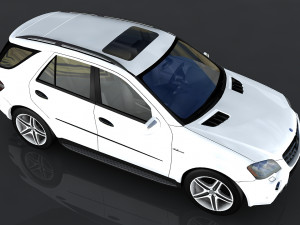 mercedes benz ml 63 3D Model