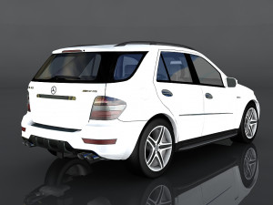 mercedes benz ml 63 3D Model