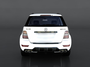 mercedes benz ml 63 3D Model