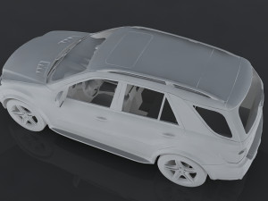 mercedes benz ml 63 3D Model