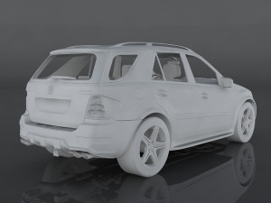 mercedes benz ml 63 3D Model