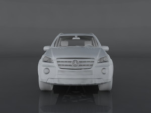 mercedes benz ml 63 3D Model