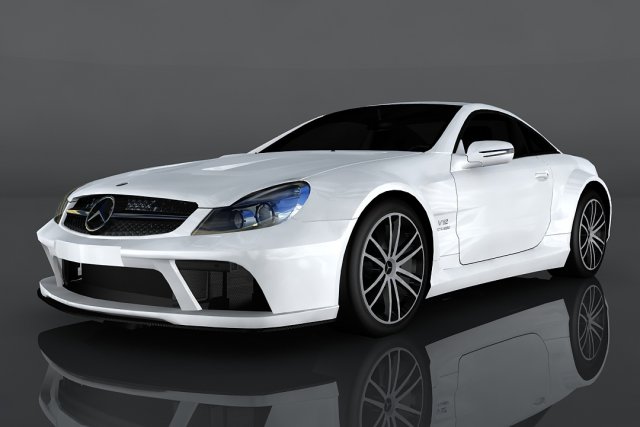 mercedes-benz sl 65 amg Modelo 3D .c4d .max .obj .3ds .fbx .stl .blend 