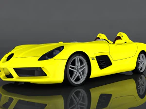 mercedes-benz slr stirling moss 3D Model