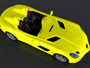 mercedes-benz slr stirling moss 3D Model