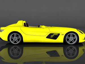 mercedes-benz slr stirling moss 3D Model