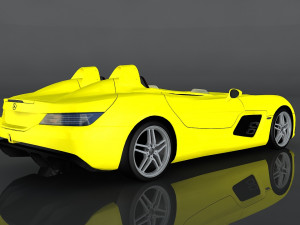 mercedes-benz slr stirling moss 3D Model