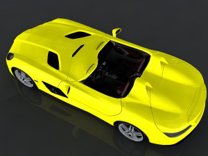 mercedes-benz slr stirling moss 3D Model