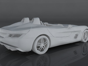 mercedes-benz slr stirling moss 3D Model