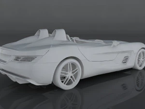 mercedes-benz slr stirling moss 3D Model