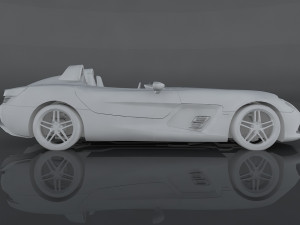 mercedes-benz slr stirling moss 3D Model