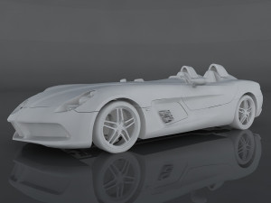 mercedes-benz slr stirling moss 3D Model
