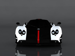 pagani zonda cinque 3D 模型