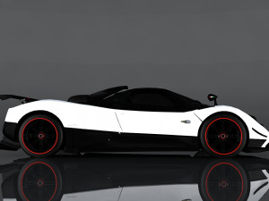 pagani zonda cinque 3D 模型