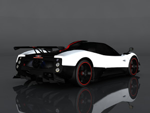 pagani zonda cinque 3D 模型