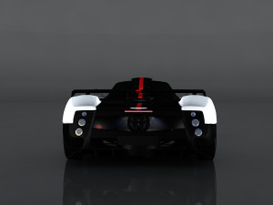 pagani zonda cinque 3D 模型