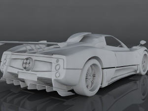 pagani zonda cinque 3D 模型