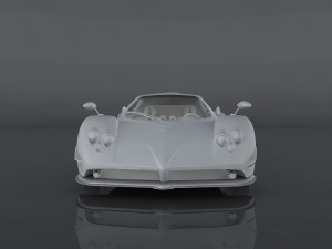 pagani zonda cinque 3D 模型