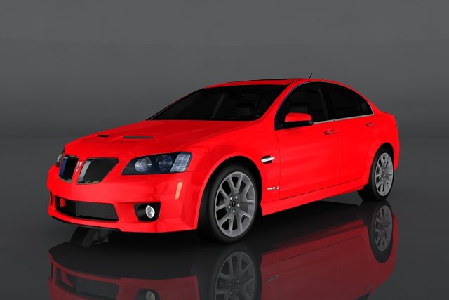 pontiac g8 gxp 3D 모델 .c4d .max .obj .3ds .fbx .stl .blend