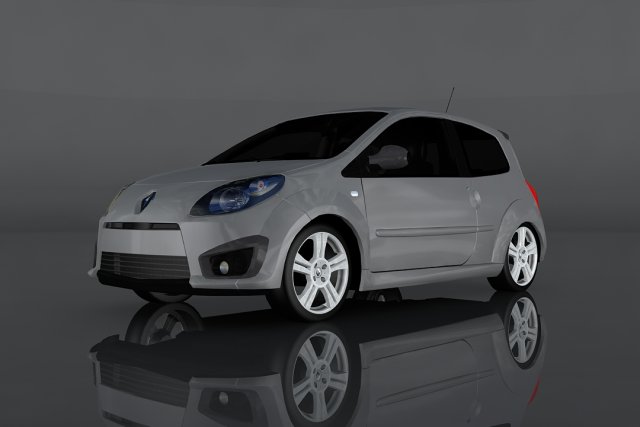renault twingo 3D 모델 .c4d .max .obj .3ds .fbx .stl .blend 